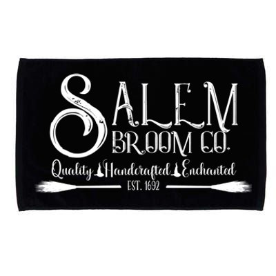 Salem Broom Company Established 1692 Vintage Halloween Witch Great Gift Microfiber Hand Towel