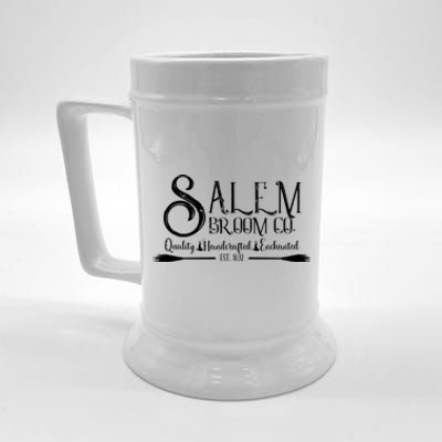 Salem Broom Company Established 1692 Vintage Halloween Witch Great Gift Beer Stein