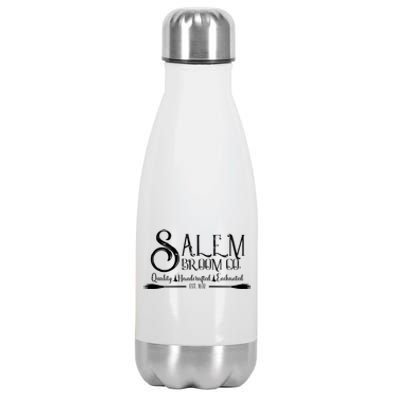 Salem Broom Company Established 1692 Vintage Halloween Witch Great Gift Stainless Steel Insulated Water Bottle