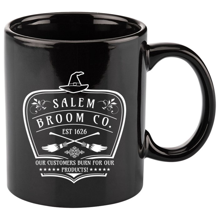 Salem Broom Company Trick Or Treating Gift 11oz C Handle Ceramic Mug