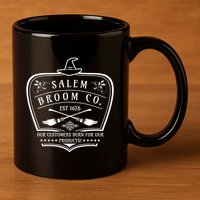 Salem Broom Company Trick Or Treating Gift 11oz C Handle Ceramic Mug