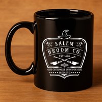 Salem Broom Company Trick Or Treating Gift 11oz C Handle Ceramic Mug