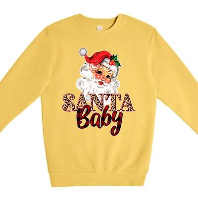 Santa Baby Cute Christmas Gift Premium Crewneck Sweatshirt