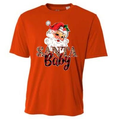 Santa Baby Cute Christmas Gift Cooling Performance Crew T-Shirt