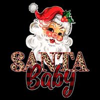 Santa Baby Cute Christmas Gift Zip Tote Bag