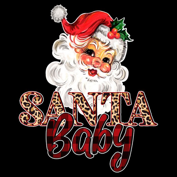 Santa Baby Cute Christmas Gift Zip Tote Bag