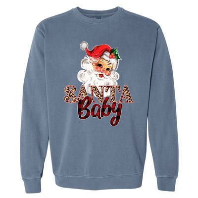 Santa Baby Cute Christmas Gift Garment-Dyed Sweatshirt