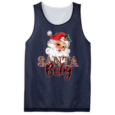 Santa Baby Cute Christmas Gift Mesh Reversible Basketball Jersey Tank