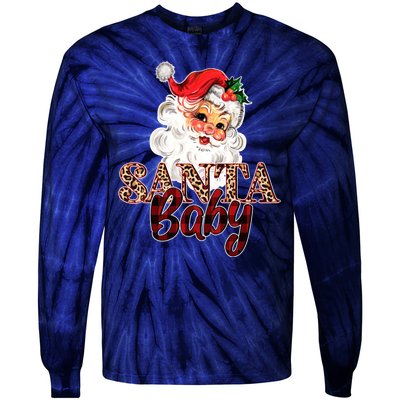 Santa Baby Cute Christmas Gift Tie-Dye Long Sleeve Shirt