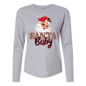 Santa Baby Cute Christmas Gift Womens Cotton Relaxed Long Sleeve T-Shirt