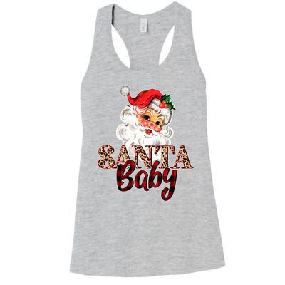 Santa Baby Cute Christmas Gift Women's Racerback Tank