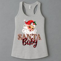 Santa Baby Cute Christmas Gift Womens Tank Top