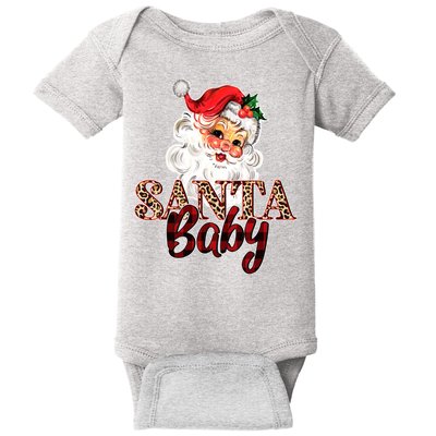 Santa Baby Cute Christmas Gift Baby Bodysuit