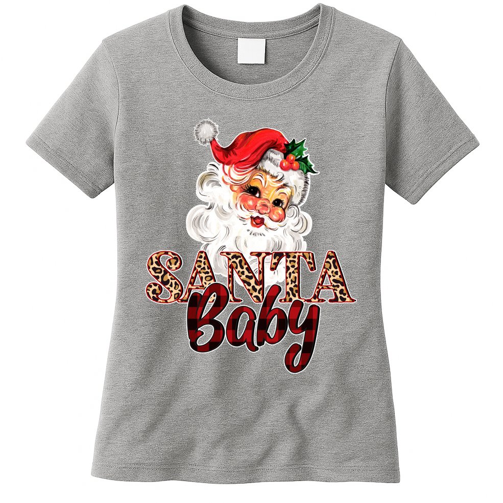 Santa Baby Cute Christmas Gift Womens T-Shirt