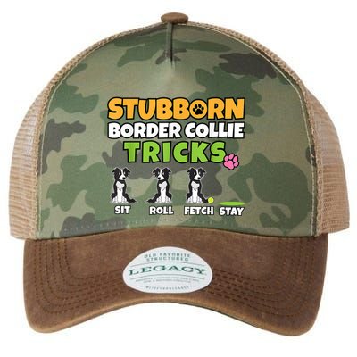 Stubborn Border Collie Tricks I Dog Lover I Border Collie Legacy Tie Dye Trucker Hat