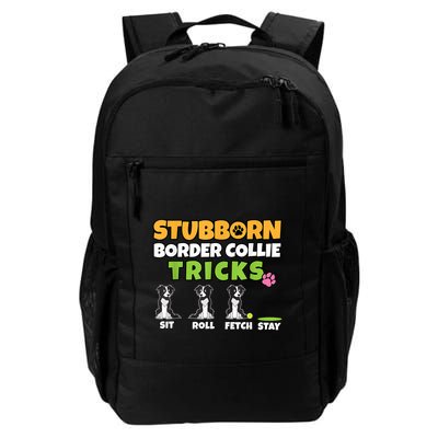 Stubborn Border Collie Tricks I Dog Lover I Border Collie Backpack