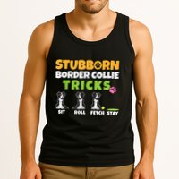 Stubborn Border Collie Tricks I Dog Lover I Border Collie Tank Top