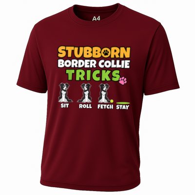 Stubborn Border Collie Tricks I Dog Lover I Border Collie Performance Shirt