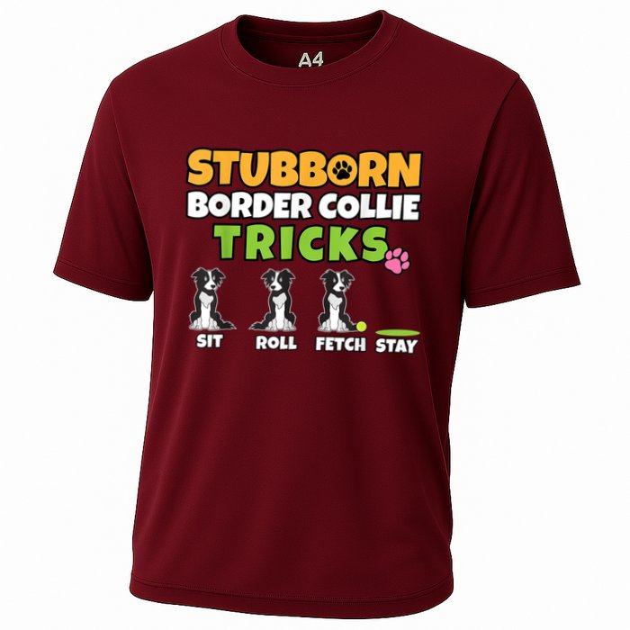 Stubborn Border Collie Tricks I Dog Lover I Border Collie Performance Shirt