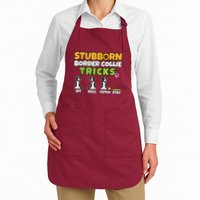 Stubborn Border Collie Tricks I Dog Lover I Border Collie Apron