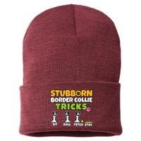 Stubborn Border Collie Tricks I Dog Lover I Border Collie Sustainable Knit Beanie