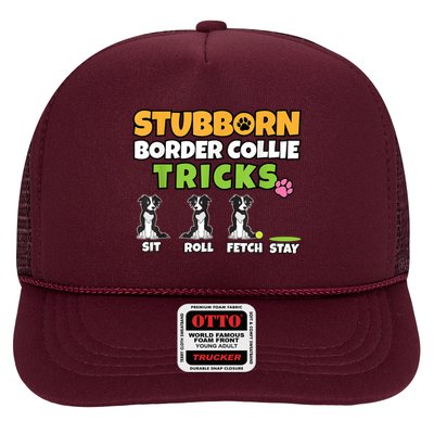 Stubborn Border Collie Tricks I Dog Lover I Border Collie Trucker Hat
