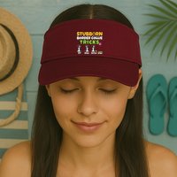 Stubborn Border Collie Tricks I Dog Lover I Border Collie Visor