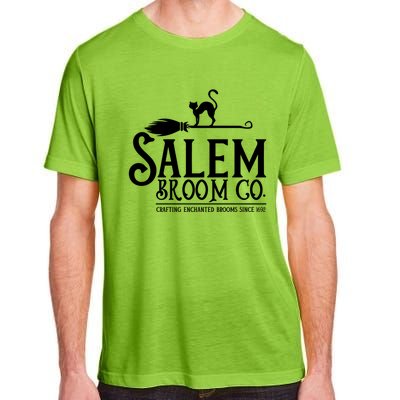 Salem Broom Company Witch Costume Halloween Black Cat Cute Gift Adult ChromaSoft Performance T-Shirt