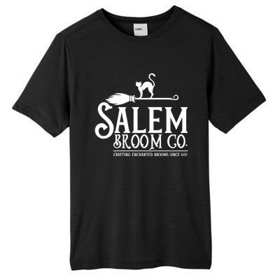 Salem Broom Company Witch Costume Halloween Black Cat Cute Gift Tall Fusion ChromaSoft Performance T-Shirt