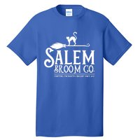 Salem Broom Company Witch Costume Halloween Black Cat Cute Gift Tall T-Shirt