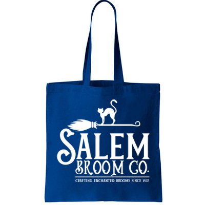 Salem Broom Company Witch Costume Halloween Black Cat Cute Gift Tote Bag