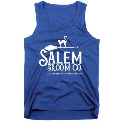 Salem Broom Company Witch Costume Halloween Black Cat Cute Gift Tank Top