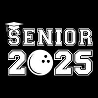 Senior Bowling Class Of 2025 Graduation School Graduate Cool Gift Flat Bill Trucker Hat