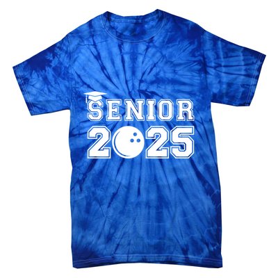 Senior Bowling Class Of 2025 Graduation School Graduate Cool Gift Tie-Dye T-Shirt