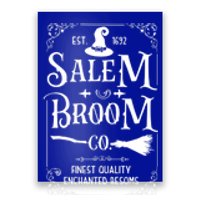 Salem Broom Co Est 1692 Funny Witch Halloween Witchcraft Gift Poster