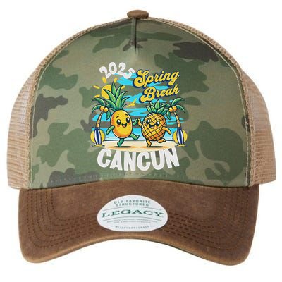 Spring Break Cancun 2025 Family Vacay Souvenir Summer 2025 Legacy Tie Dye Trucker Hat