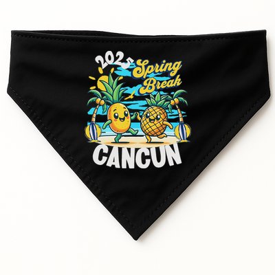 Spring Break Cancun 2025 Family Vacay Souvenir Summer 2025 USA-Made Doggie Bandana