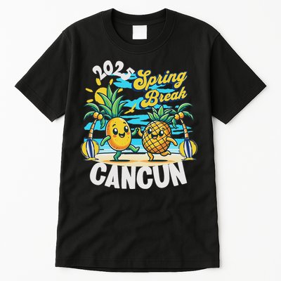 Spring Break Cancun 2025 Family Vacay Souvenir Summer 2025 Tall T-Shirt