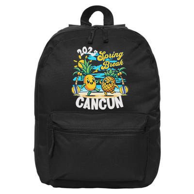 Spring Break Cancun 2025 Family Vacay Souvenir Summer 2025 16 in Basic Backpack