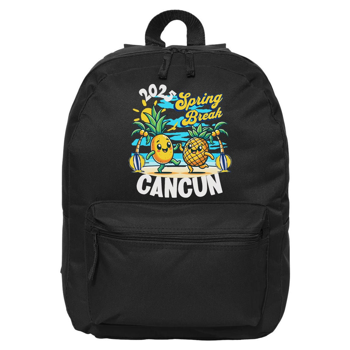 Spring Break Cancun 2025 Family Vacay Souvenir Summer 2025 16 in Basic Backpack