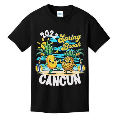 Spring Break Cancun 2025 Family Vacay Souvenir Summer 2025 Kids T-Shirt