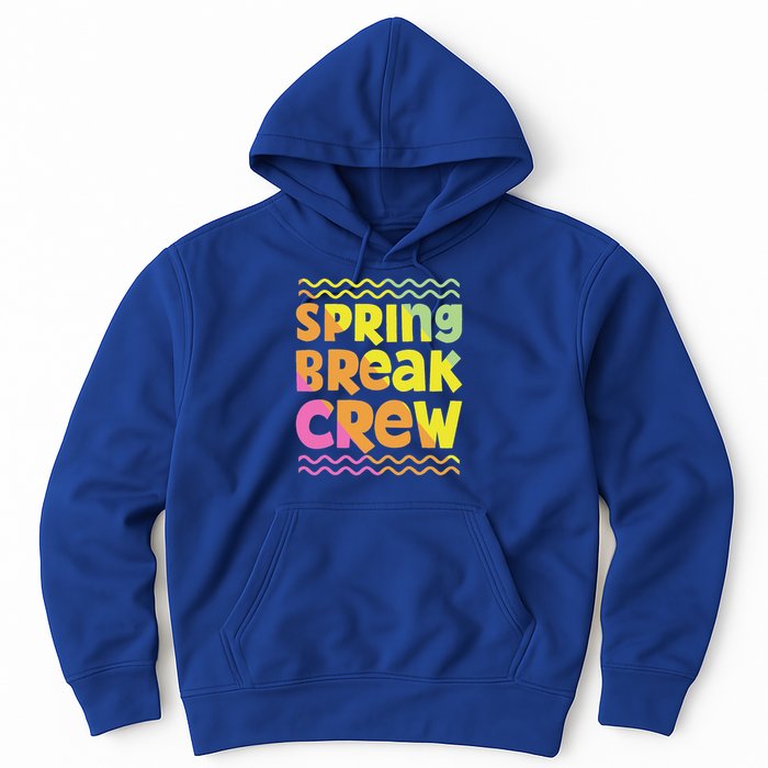 Spring Break Crew Groovy 2025  Hoodie