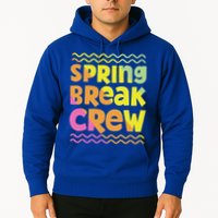Spring Break Crew Groovy 2025  Hoodie