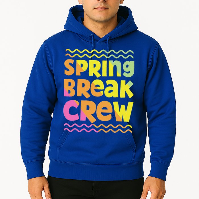 Spring Break Crew Groovy 2025  Hoodie