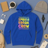 Spring Break Crew Groovy 2025  Hoodie