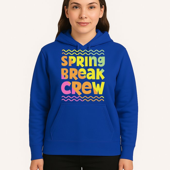 Spring Break Crew Groovy 2025  Hoodie