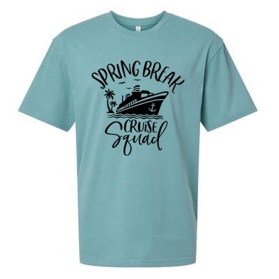 Spring Break Cruise Squad Cruising Matching Team Sueded Cloud Jersey T-Shirt