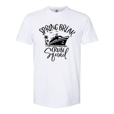 Spring Break Cruise Squad Cruising Matching Team Softstyle CVC T-Shirt