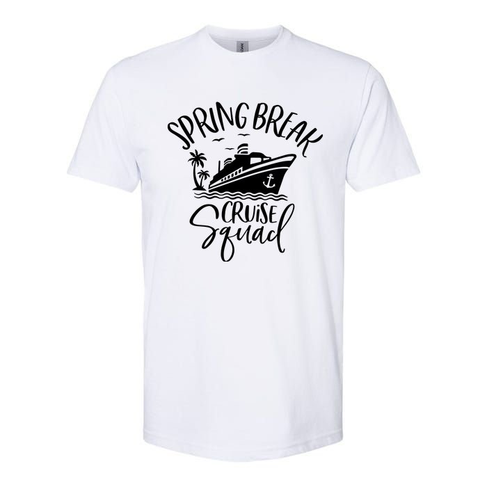 Spring Break Cruise Squad Cruising Matching Team Softstyle CVC T-Shirt