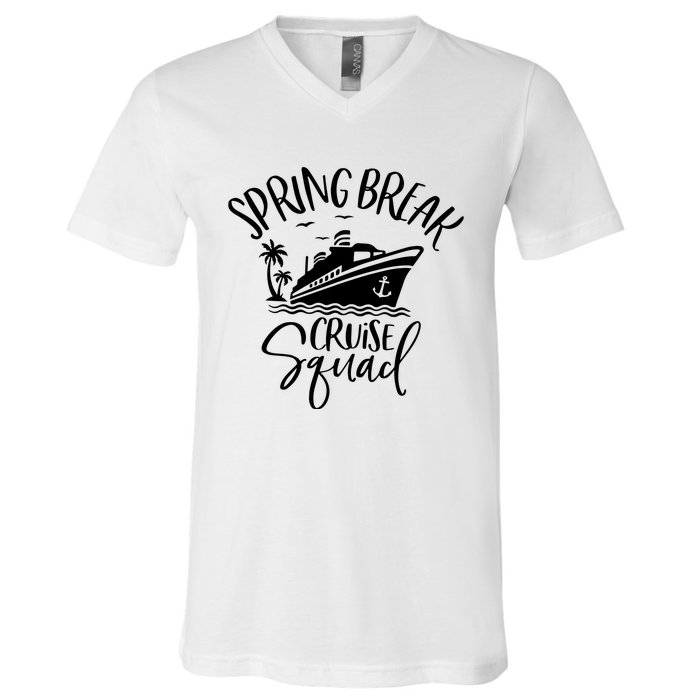 Spring Break Cruise Squad Cruising Matching Team V-Neck T-Shirt